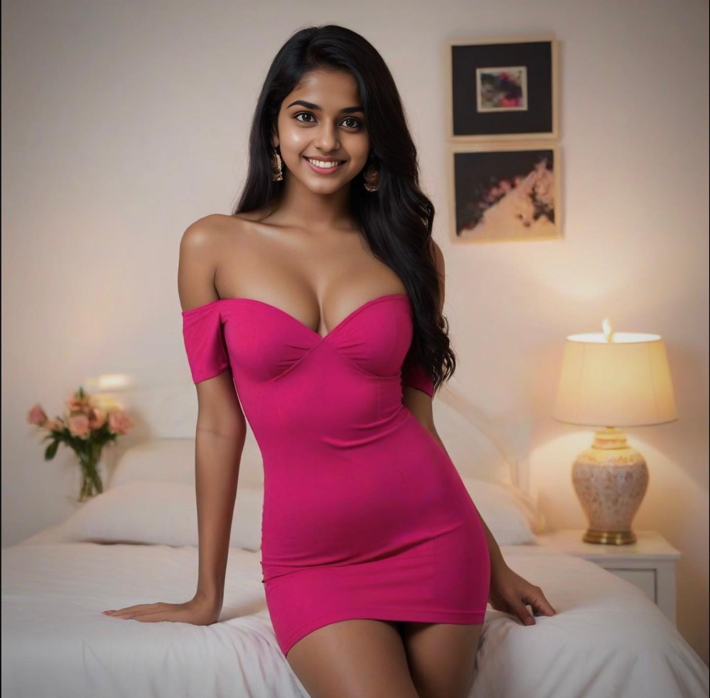 Photo cat&eacute;goris&eacute;e avec&nbsp;: Arya - fancifularya, Brunette, Busty, Eyes, Indian, Smiling, Cute