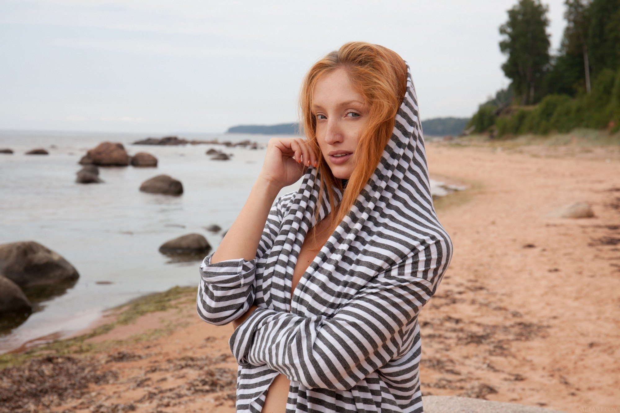 Photo cat&eacute;goris&eacute;e avec&nbsp;: Beach, Eyes, Fugite, Koenart, MET Art, Red Fox - Michelle Starr - Michelle H, Redhead, Sexy Wallpaper, Ukrainian, Cute