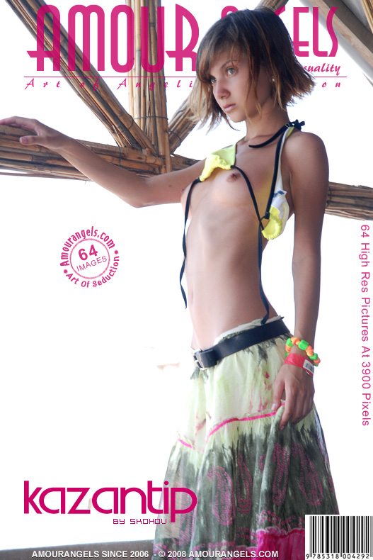 Photo cat&eacute;goris&eacute;e avec&nbsp;: Skinny, Amour Angels, Bikini, Erene - Vera B - Katya, Eyes, Kazantip, Redhead, Russian, Skokov, Cover, Cute, Flat chested, Small Tits, Tummy