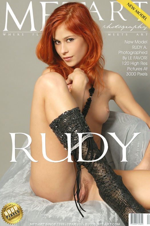 Photo cat&eacute;goris&eacute;e avec&nbsp;: Skinny, Andre Le Favori, Eyes, MET Art, Presenting Rudy, Redhead, Rudy A, Ukrainian, Cover, Cute, Pussy, Small Tits
