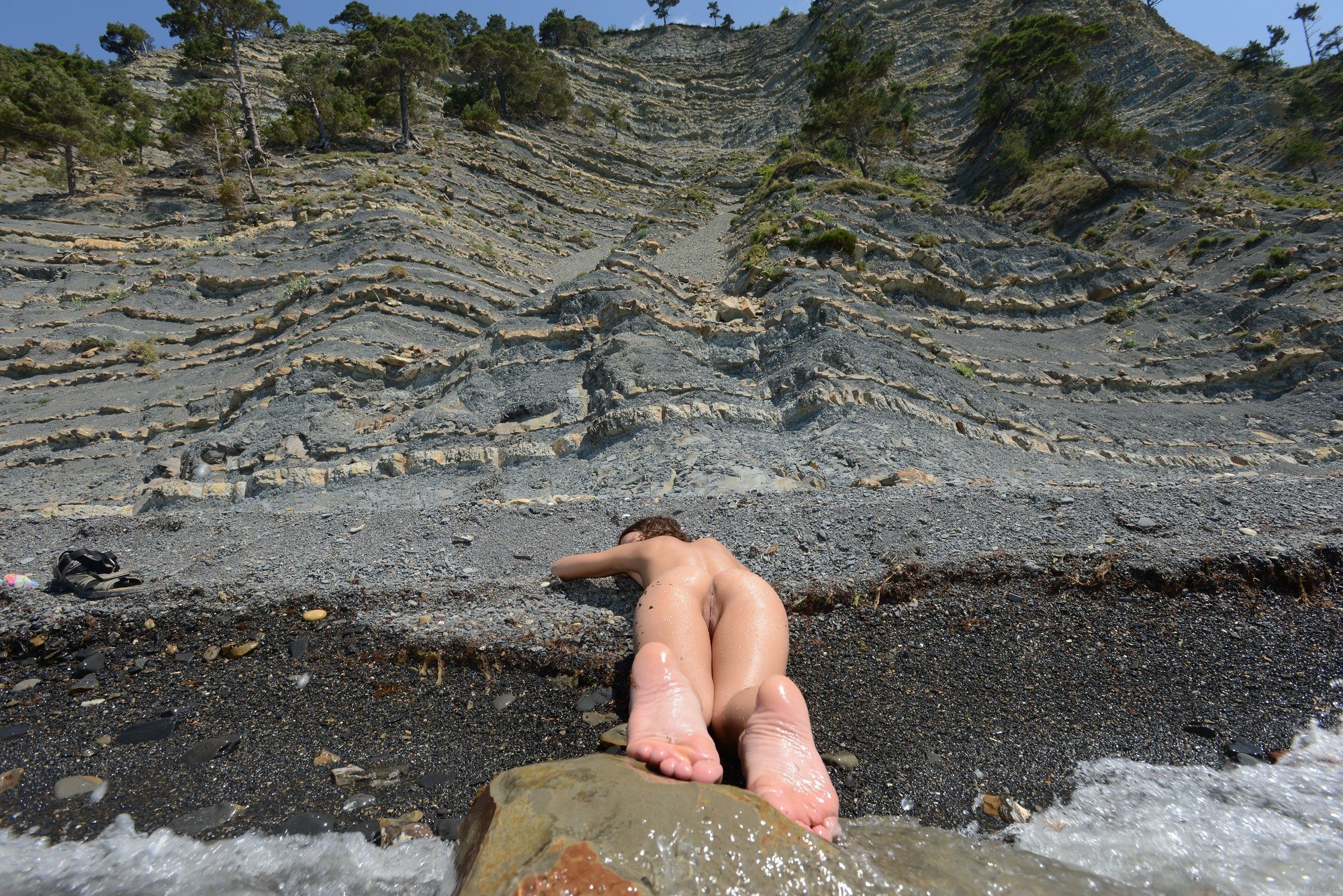 Photo cat&eacute;goris&eacute;e avec&nbsp;: Skinny, Brunette, Foxy Di - Nensi B - Medina U, MET Art, Mikhail Paramonov - Paromov, Nature, Nyuso, Russian