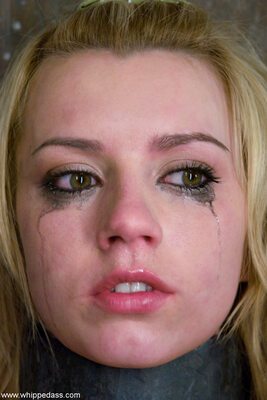 Picture tagged with: American, Blonde, Eyes, Lexi Belle, Whipped Ass, Bondage, Close-up, Face