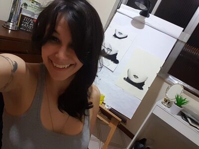 Photo catégorisée avec : Brunette, Camgirl, GweenBlack, nood.tv