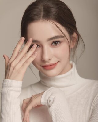 Photo catégorisée avec : Brunette, Dasha Taran, Cute, Eyes, Russian, Safe for work, Smiling