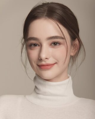 Photo catégorisée avec : Brunette, Dasha Taran, Cute, Eyes, Russian, Safe for work, Smiling