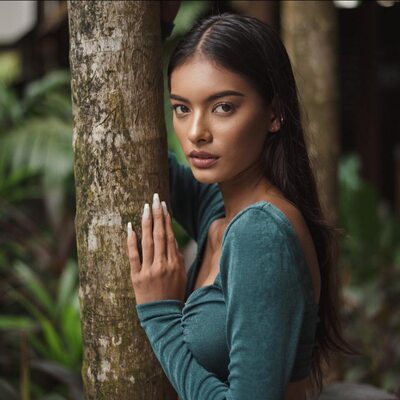Photo catégorisée avec : Skinny, Alisa Arunahiran, Asian, Beach, Brunette, Eyes, Thai, Cute