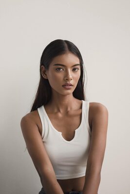 Photo catégorisée avec : Skinny, Alisa Arunahiran, Asian, Brunette, Eyes, Thai, Cute