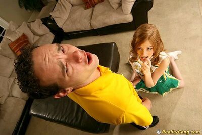 Picture tagged with: Skinny, American, Layla Exx, Reality Gang, Redhead, Sexy Wallpaper, Smiling, Cheerleader, Cute