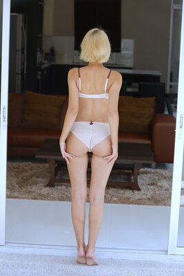 Photo cat&eacute;goris&eacute;e avec&nbsp;: Skinny, Blonde, Legs, Lilit A - Ariel, Sex Art, Ukrainian, Zemie, Ass - Butt, Cute, Lingerie